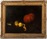 Still Life with Pumpkin by Antoine Vollon, Oil on Canvas, offered Jun 2022
