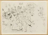Plate LXIII From the Dead Souls Series, Marc Chagall (French/Russian, 1887-1985), Plate LXIII From the Dead Souls Series by Marc Chagall, Etching, offered Jun 2022