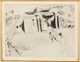 La Maison de Sobakevitch by Marc Chagall, Etching, offered Jun 2022