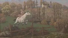 The Horse Tamer by Bryson Burroughs, 1933, Oil on Canvas, offered Feb 2022