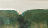 Reverse Seascape II by David DeLong, 1964, Oil on Canvas, offered Feb 2022