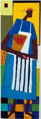 Bite Size by Mandy Johnson, Acrylic on Board, offered Feb 2022