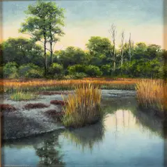 Low Tide by Mark Kelvin Horton, Oil on Board, offered Feb 2022
