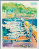Harbor at Monte Carlo by LeRoy Neiman, Serigraph, offered Oct 2021
