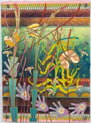 Butterfly Dance in Zoomorph Plaza by David Dawangyumptewa, Mixed Media, offered Oct 2021