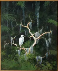 Night Roost by Mark Kelvin Horton, Oil on Board, offered Oct 2021
