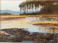 Diamond in the Marsh by Joseph Orr, Acrylic on Board, offered Oct 2021