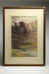 Mountain Lake by Warren Williams, Watercolor, offered Oct 2018