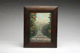 Untitled by William Ballantine Dorsey, oil on canvas. Landscape with orchards, offered Jul 2018