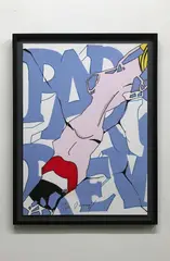 Untitled by John "Crash" Matos, lithograph, hand, offered Jul 2018