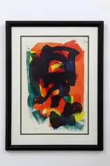 Untitled by Herbert Bauer, 1968, lithograph, offered Mar 2018