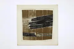 Hand signed print titled "Wall" A/P. Paper size by Zarina, Ink Gallery in Los Angeles and Santa Monica, offered Oct 2017