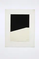 Untitled. Hand signed print. Numbered 5 from an edition of 20 by Zarina, Pencil signature and date 1972. Paper size, offered Oct 2017