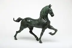 Untitled by Ludovico de Luigi, bronze running horse, offered Oct 2017