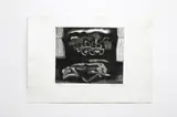 Untitled zinc by K. Laxma Goud, etching; artist proof, offered Jul 2017