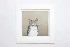 Untitled by Beth Van Hoesen, etching of a chinchilla, offered Jul 2017