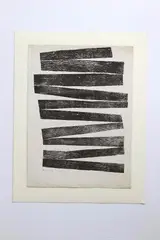 Untitled print on handmade paper by Zarina, Pencil, offered Jul 2017
