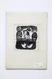 India; Untitled; zinc by K. Laxma Goud, etching, pencil, offered May 2017