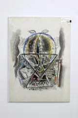 Untitled by Laxman Pai, 1966, Ink drawing with watercolors; unframed, offered May 2017
