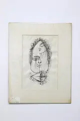 India; Untitled by Laxman Pai, 1966, Ink drawing; unframed. Visible, offered May 2017
