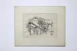 India by Laxman Pai, Ink Drawing on Paper, 1966, offered May 2017