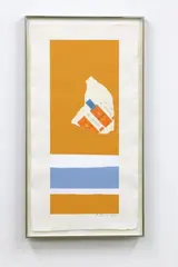 ; "Harvest With Two White Stripes", 1973, from the Summer Light Series numbered 48 from ed. of 55 by Robert Motherwell, pencil, offered May 2017