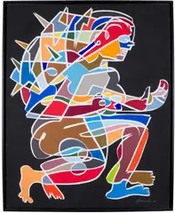 Owzat? by Arthur, 1990, Acrylic on canvas, offered Nov 2022