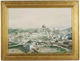 Spanish Landscape by Hazard Durfee, Oil on canvas, offered Nov 2022