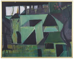 Wall with Graffiti by Don Primiano, Oil on canvas, offered Nov 2022