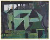 Wall with Graffiti by Don Primiano, Oil on canvas, offered Nov 2022