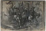 Southern or South American Scene.' by John Austin Sands Monks, Oil on artist board, offered Aug 2022
