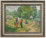 Artist Painting by Petr Dmitrievich Skryabin, Oil on board. 2007, offered Aug 2022