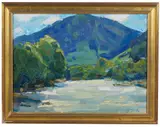 Mountain River by Aliona Olegivna Yaseneva, Oil on board. 2007, offered Aug 2022