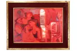 Untitled by Fernando Belain, Oil on masonite, offered Aug 2022