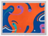 Screen-print by Kyohei Inukai, 1980, Pencil, offered Aug 2022