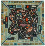 Untitled by Ricardo Pickenhayn, Oil on carved plastic board, offered Aug 2022