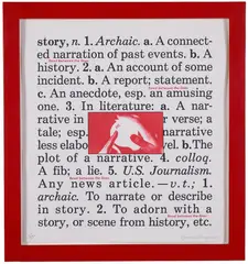 Untitled (Printed Matter Matters) by Barbara Kruger, 1989, Lithograph with offset printed and engraved typography, offered May 2022