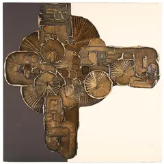 Untitled by Richard Price, Oil with thick impasto on panel, offered May 2022