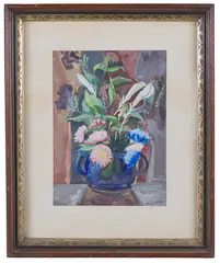 Untitled by Howard Hardy, Gouache on paper, offered May 2022