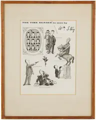 Untitled by William Steig, Pen and Ink cartoons on a single, offered May 2022