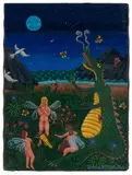 Dragon Garden by Joshua MacAllistar, Acrylic on canvas, offered May 2022