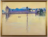 Ganges River by Kevin Pearsh, Oil on canvas, offered May 2022