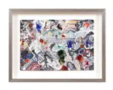 Firenze - 1973 by Herbert Lee Creecy, acrylic on paper, sold Sep 2024
