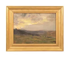 Arkville Summer by William S. Robinson, oil on canvas laid to board, sold Sep 2024