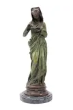 Liseuse by Albert-Ernest Carrier-Belleuse, bronze, sold Jun 2024