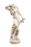 Venus on a Wave or 'Nude Beauty - late 19th to early 20th century by Antonio Piazza, marble, sold Sep 2024