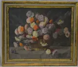 still life painting by Charles W. Dahlgreen, oil on board, sold Dec 2018