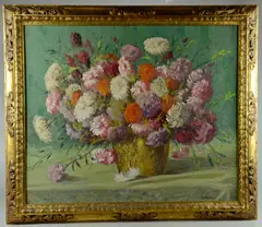 still life painting by Charles W. Dahlgreen, oil on board, sold Dec 2018