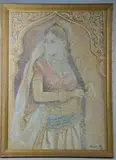 Orientalist painting by Mehtab Ali, oil on canvas, sold Dec 2018