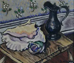 PA artist by Stewart Wheeler, oil on board, sold Nov 2018